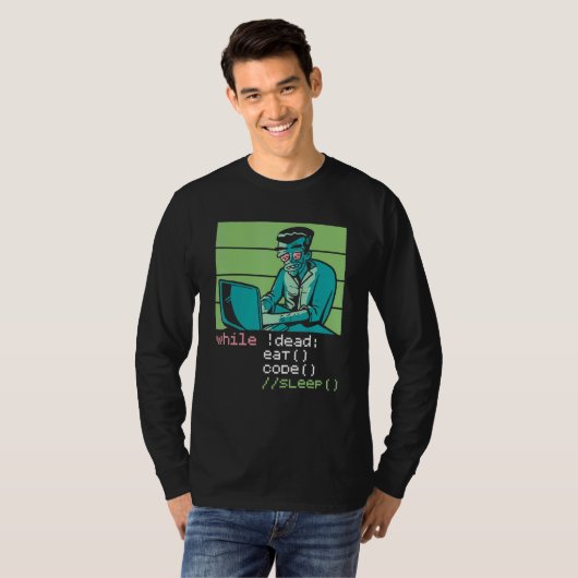 Softwareontwikkelaar Binaire Informatica  Programm T-shirt (Voorkant volledig)