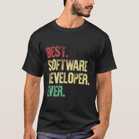Softwareontwikkelaar Engineer Coder Softwareprogra T-shirt (Voorkant)