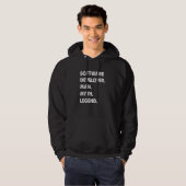 Softwareontwikkelaar Man Mythe Legende Hoodie (Voorkant volledig)