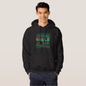 Softwareontwikkelaar Meisje Programmeur IT Coder T Hoodie (Voorkant volledig)