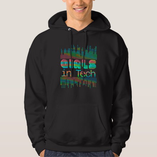 Softwareontwikkelaar Meisje Programmeur IT Coder T Hoodie (Voorkant)
