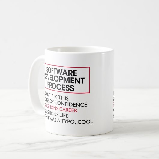 Softwareontwikkelaar - Softwareontwikkelingsproces Koffiemok (Voorkant links)