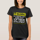 Softwareontwikkeling Computer Codering Programmeur T-shirt (Voorkant)