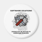 Softwareoplossingen mogen niet worden toegepast op magneet (Voorkant)