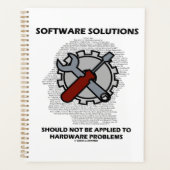 Softwareoplossingen mogen niet worden toegepast op planner (Voorkant)