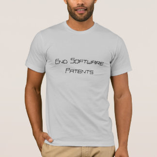 Softwarepatenten beëindigen t-shirt