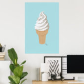 Softy Cone-Poster Poster (Thuiskantoor)