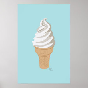 Softy Cone-Poster Poster
