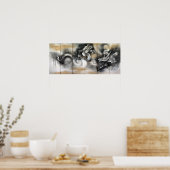 Soga Nichokuan Dragon en Tiger Poster (Keuken)