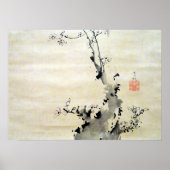 Soga Shohaku Branch of Blossoming Plum Poster (Voorkant)