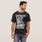 Sogga My Beloved Serval Cat Meme T-shirt (Voorkant volledig)