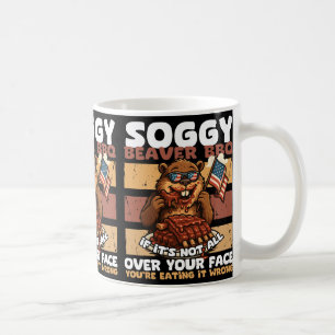 Soggy Beaver BBQ als het niet helemaal over je gez Koffiemok