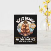 Soggy Beaver BBQ Kaart (Gele Bloem)