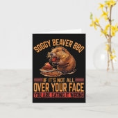 Soggy Beaver BBQ Shirt 2 Kaart (Gele Bloem)