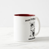Soggy Bottom Riders - Coffee Mok 2 Logo's (Voorkant rechts)