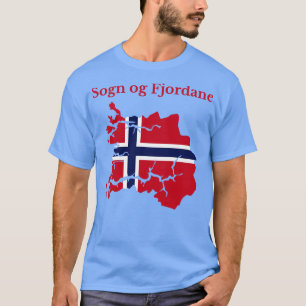 Sogn og Fjordane County Noorwegen T-shirt