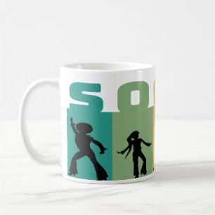 Sogna, droom met dansende schaduwen koffiemok