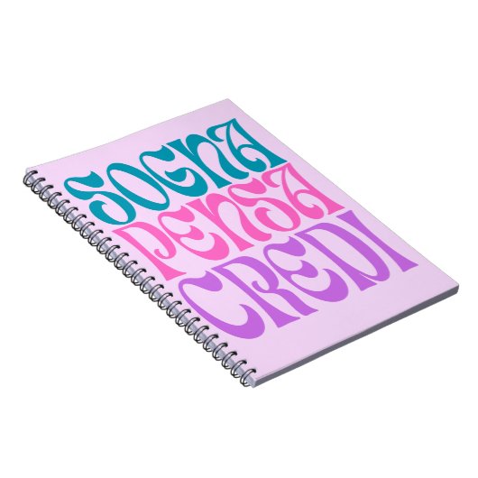 Sogna Pensa Credi Notitieboek (Rechterzijde)