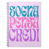 Sogna Pensa Credi Notitieboek (Voorkant)