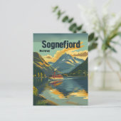 Sognefjord  kunst briefkaart (Staand voorkant)