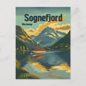 Sognefjord  kunst briefkaart (Voorkant)