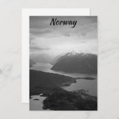 Sognefjord, Noorse kaart (Voorkant / Achterkant)