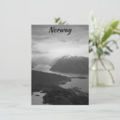 Sognefjord, Noorse kaart (Staand voorkant)