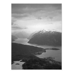 Sognefjord, Noorwegen Foto Afdruk