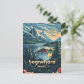 Sognefjord Norway Briefkaart (Staand voorkant)