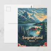 Sognefjord Norway Briefkaart (Voorkant / Achterkant)