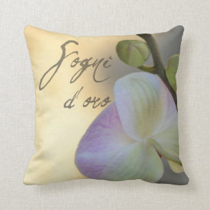 Sogni D'oro (zoete dromen) Orchid Kussen