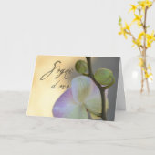 Sogni d'oro (zoete dromen) orchidee kaart (Gele Bloem)