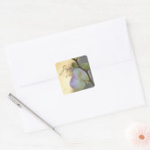 Sogni D'oro (zoete dromen) Orchidee Vierkante Sticker (Envelop)