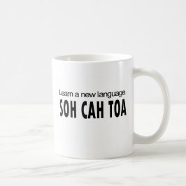 SOH CAH TOA _ leer een nieuwe taal Koffiemok