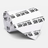 SOH CAH TOA _ leer een nieuwe taal Stropdas (Opgerold)