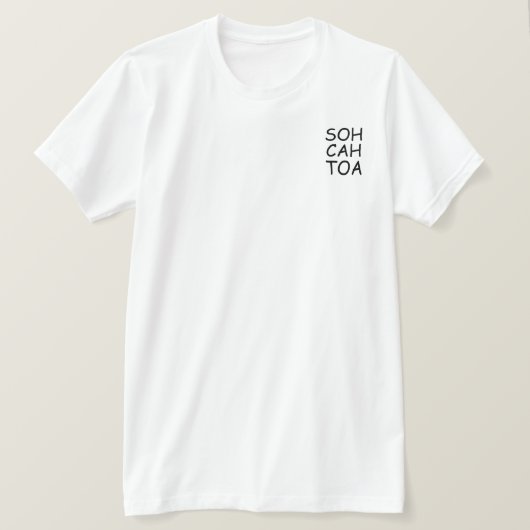 SOH CAH TOA T-shirt (Design voorkant)