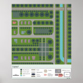 SOHAIP Kaart 1 Poster (Voorkant)