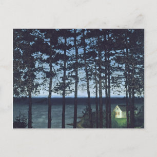 Sohlberg Fishermans Cottage Landscape Painting Briefkaart