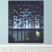 Sohlberg Fishermans Cottage Landscape Painting Canvas Afdruk (Insitu (Houten vloer))