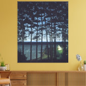 Sohlberg Fishermans Cottage Landscape Painting Canvas Afdruk (Insitu (Woonkamer))