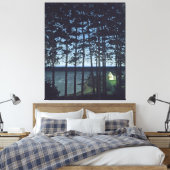 Sohlberg Fishermans Cottage Landscape Painting Canvas Afdruk (Insitu (Slaapkamer))