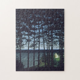 Sohlberg Fishermans Cottage Landscape Painting Legpuzzel