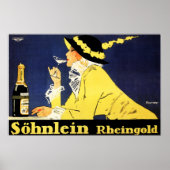 SOHNLEIN RHEINGOLD German Champagne by Fritz Rumpf Poster (Voorkant)