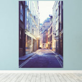 Soho London Street Canvas Afdruk (Insitu (Houten vloer))