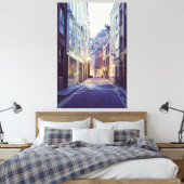 Soho London Street Canvas Afdruk (Insitu (Slaapkamer))