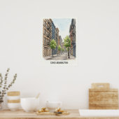 SoHo Manhattan Poster (Keuken)