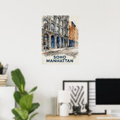 SoHo Manhattan Poster (Thuiskantoor)
