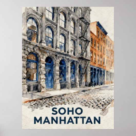 SoHo Manhattan Poster (Voorkant)