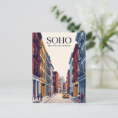 SoHo New York State Briefkaart (Staand voorkant)
