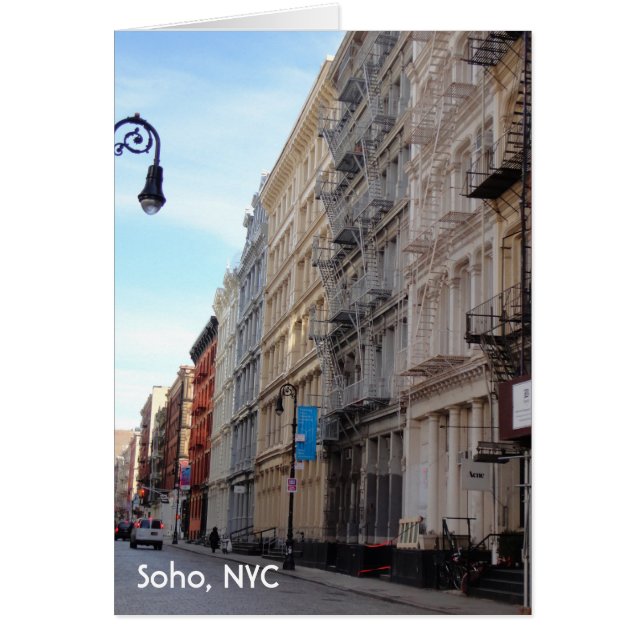 SoHo NYC Downtown Manhattan New York Cast Iron (Voorkant)